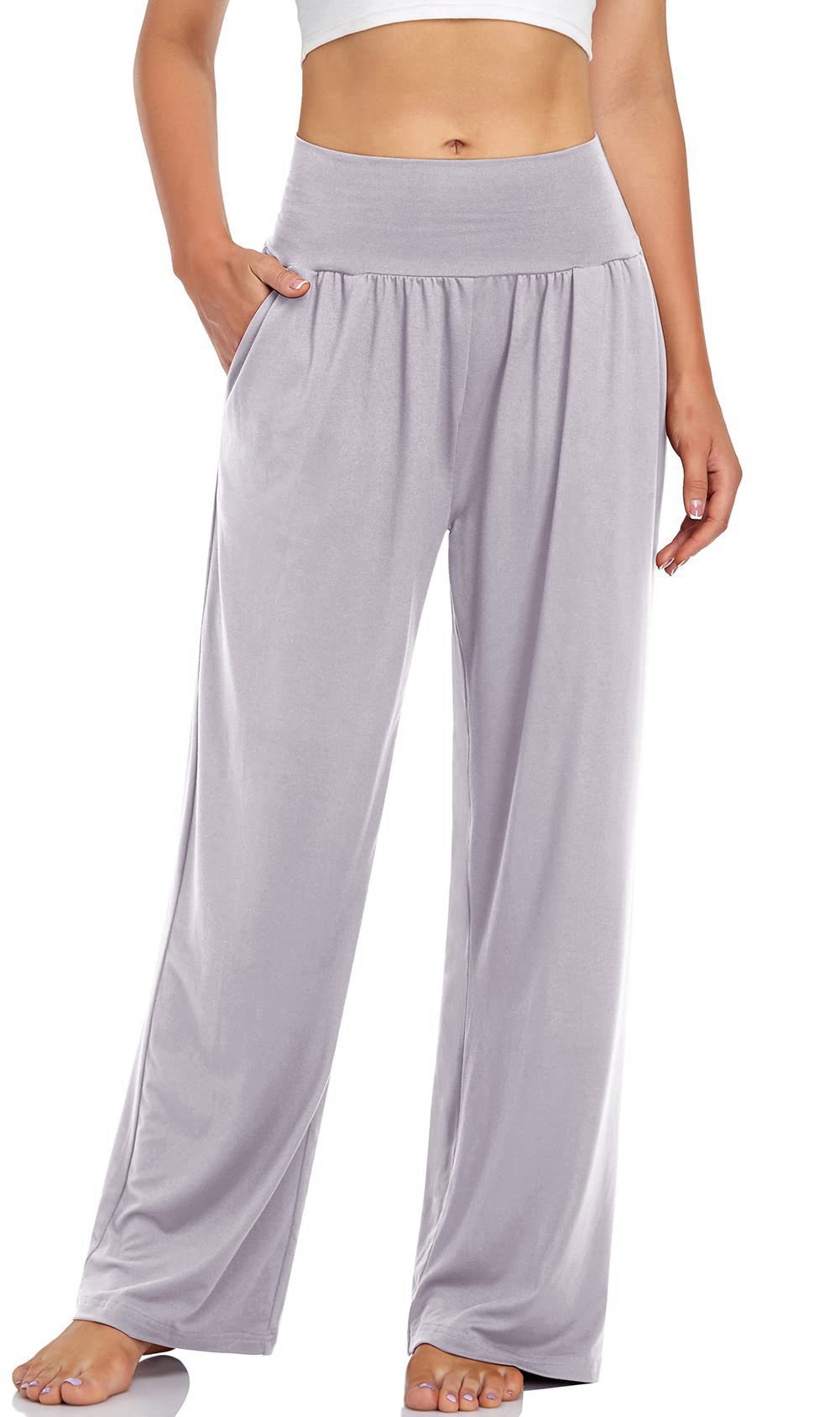 Picture of 2023 Spring/Summer Yoga Running Pants Cool Casual Pants for Women Summer Popular Style Lazy Style, Comfortable Wide-Leg Pants
