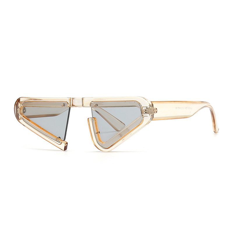 Picture of 083 Personality Funny Cross-border Narrow Three-legged Sunglasses Women's Trendy Street Photoshoot Cat's Eye Sunglasses Men