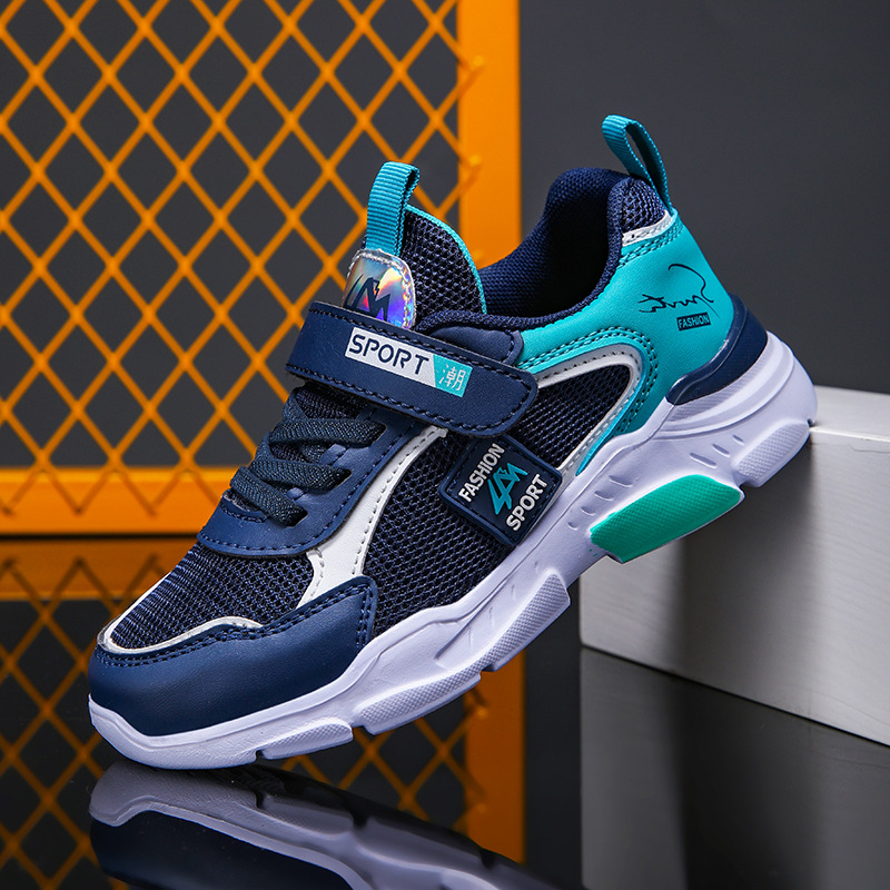 Picture of Sneakers Sports Walking Shoes Boys Zhongda 2024 Net Leather Shoes Casual Shoes Casual Children's Shoes Boys Running New