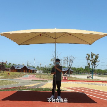 Sunshade Umbrella Outdoor Umbrella Stall Sun Umbrella Square Sun Protection Rain Protection Thickened Canopy Bold Large Umbrella Stall