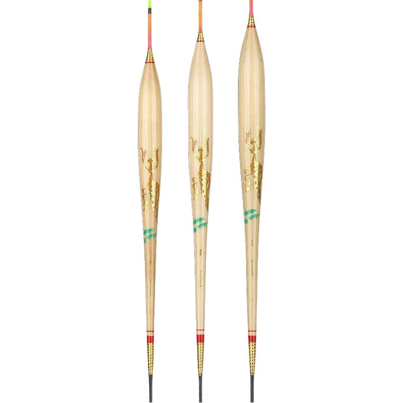 Reed Luofei special short-legged slender body fish float bottom fishing light mouth crucian carp high sensitive eye-catching float fish logo wholesale