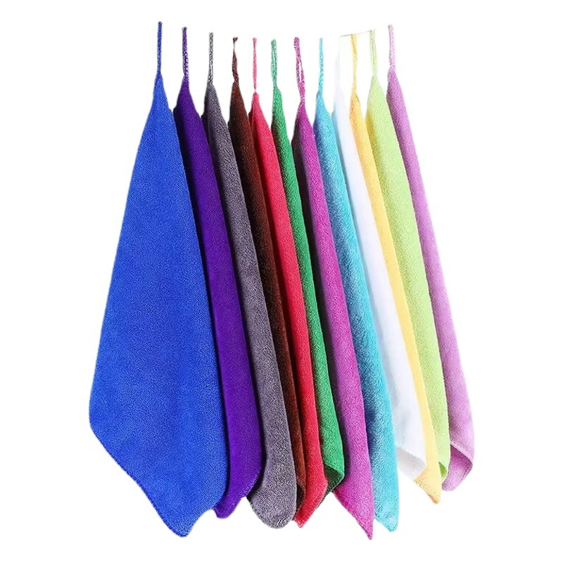 Wipe household cleaning super absorbent lint-free cleaning special towel kindergarten square towel logo