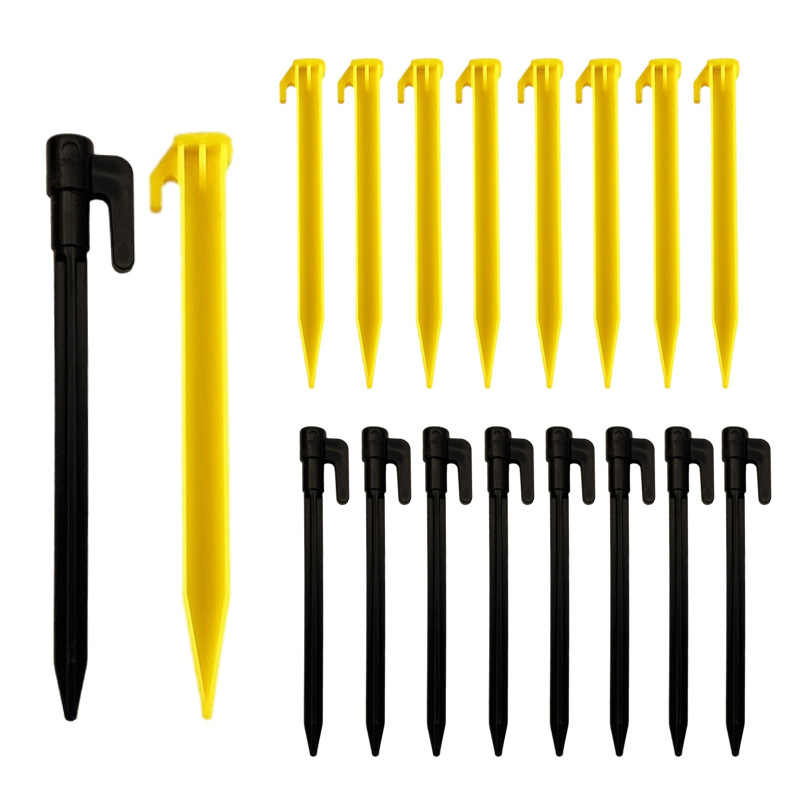 Picture of Camping Canopy Tent Nails Plastic Ground Nails Beach Nails Camping Outdoor Serrated Thread Ground Nails Windproof Fixing Nails