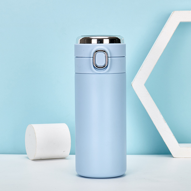 Picture of New 304 stainless steel simple bounce cover pea Cup student fresh mini portable thermos cup wholesale