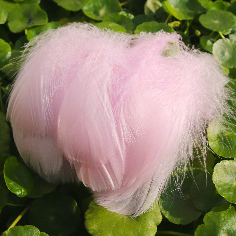 Picture of diy handmade color floating feather goose feather dream catcher wave ball gift box filling decoration materials