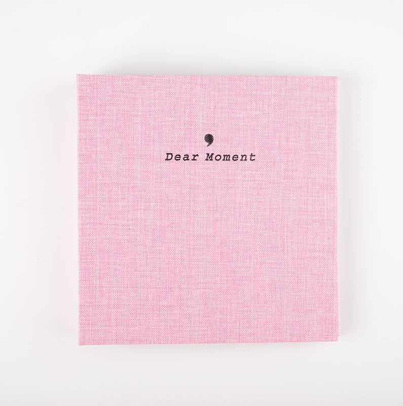 Picture of Wholesale plain cotton linen loose-leaf PP photo album photo album movie ticket storage postcard 3 inch 5 inch