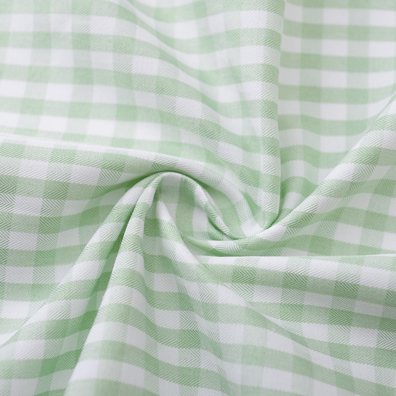 Picture of Spring and summer Chaoyang plaid printed fabric in stock 160g jacquard plain yarn-dyed bedding fabric wholesale
