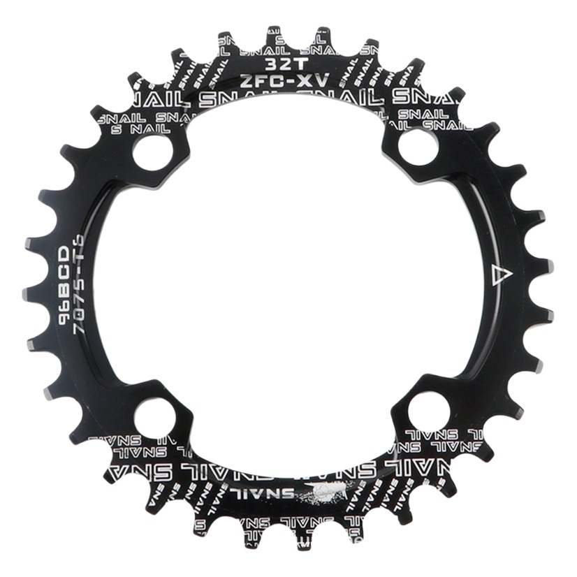 SNAIL positive and negative tooth disc single disc mountain bike disc elliptical disc 96/104BCD 32T 34 36 38T