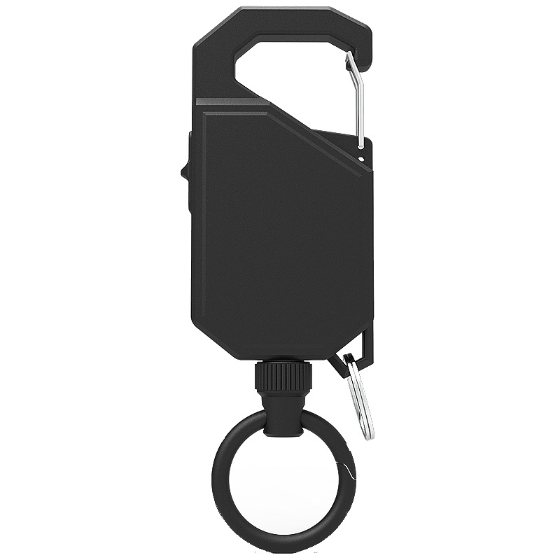 Picture of Fishing Hover Telescopic Keychain Easy Pull Buckle Fishing Rod Miscarriage Rope Outdoor Roadtable Fishing Easy Pull with Switch