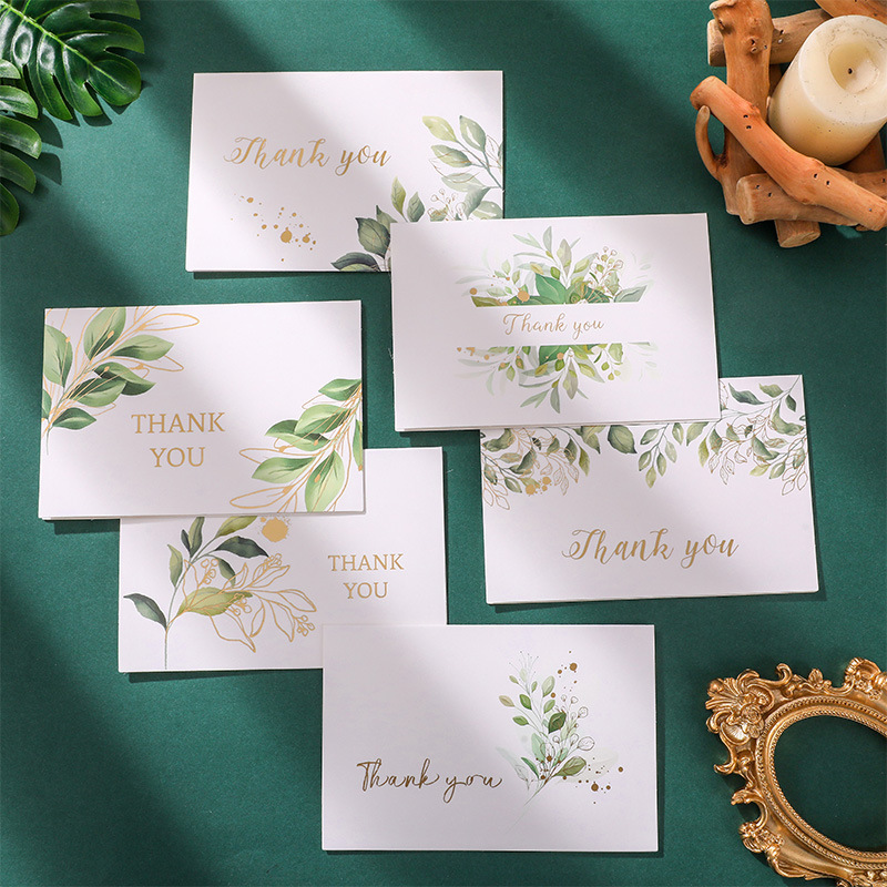 Picture of Teachers' Day Greeting Card Watercolor Thanksgiving Bronzing Christmas Simple Thank You Card Cross-border Amazon Source
