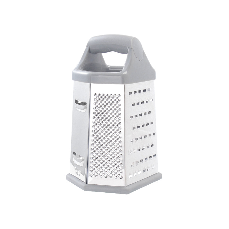 Picture of Wholesale stainless steel grater daily kitchenware six-sided planer potato radish cheese grater multifunctional vegetable cutter