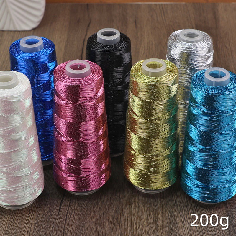1mm Core-Wrapped Gold, Silver, Red, Green Gold Wire Tag Rope, Glitter Thread, Glossy Thread, Gift Box Packaging Rope, Round Rope, DIY Jewelry Rope