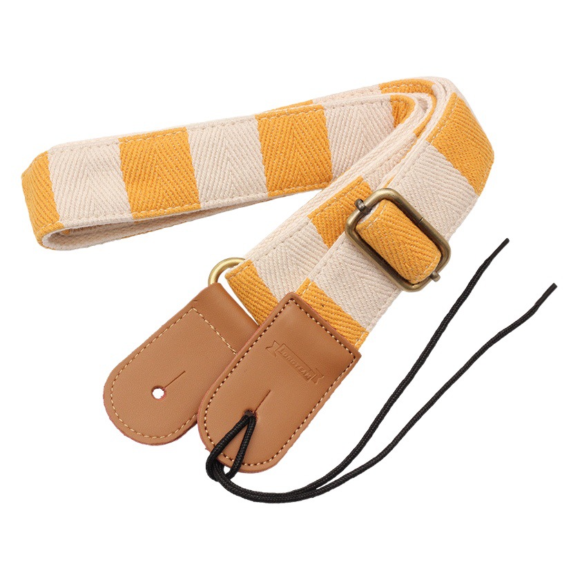 Langting Creative Plaid Ukulele Strap Thickened Ukulele Shoulder Strap ukulele Cotton Strap Accessories