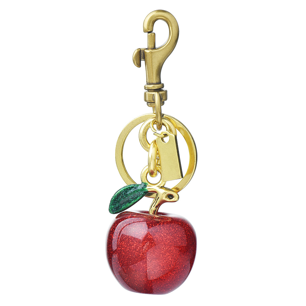 Apple Keychain Jewelry Cute Bag Buckle Pendant Exquisite Car Keychain Hanging Creative