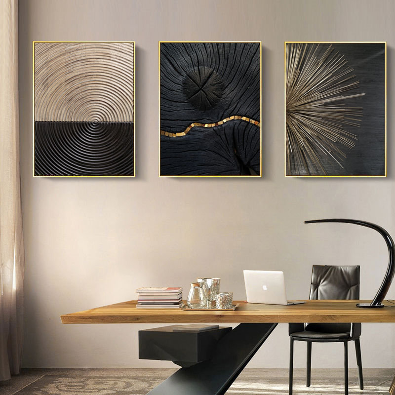 Picture of Foreign Trade Accessible Luxury Abstract Retro Poster Scandinavian Normcore Printing Prints Living Room Bedroom Decorative Painting Core