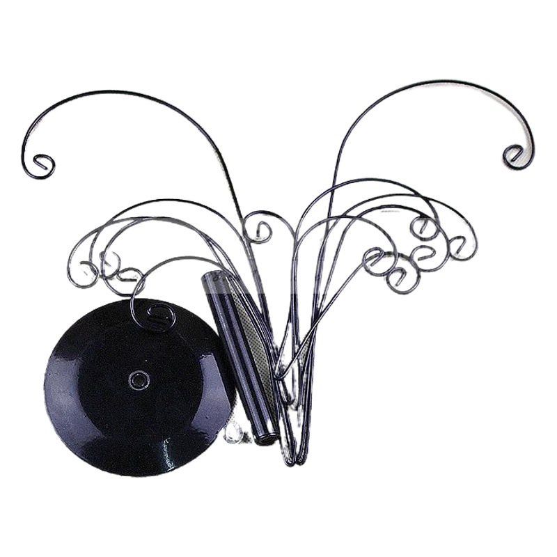 Scandinavian Ins Style Metal Earrings Necklace Storage Earring Display Rack Wrought Iron Hook European Style Storage Rack Wholesale