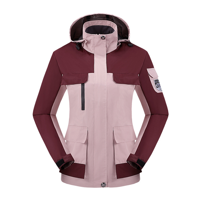 Picture of Amazon Couple Jacket Outdoor Large Size Hooded Windproof Waterproof Mountaineering Fishing Cargo Jacket for Men and Women