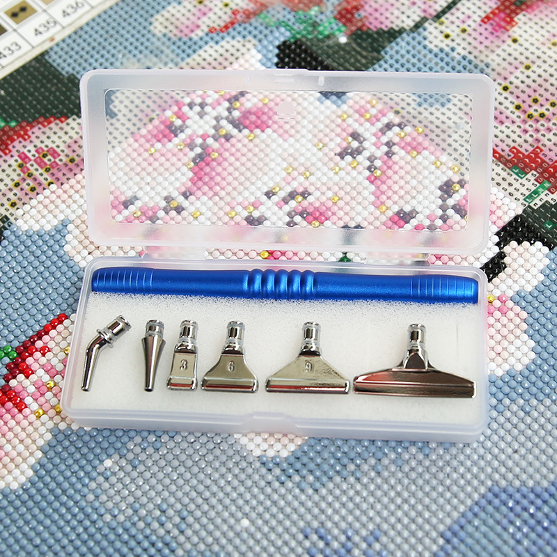 Diamond painting new style drill pen metal drill tip 5D alloy metal rod DIY cross stitch tool set