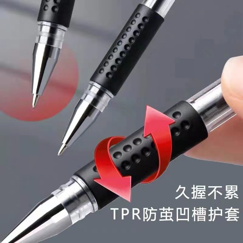 Picture of European Standard Gel Pen 0.5mm Bullet Needle Pen Ballpoint Pen Carbon Water Pen Signature Pen Office Examination Pen