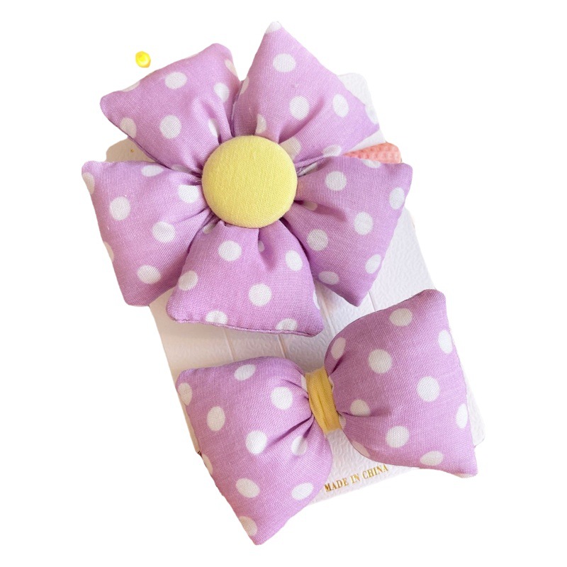 Cute flower hair band girls' baby hair tie elastic not hurt hair hair rope rubber band South Korea children's hair accessories