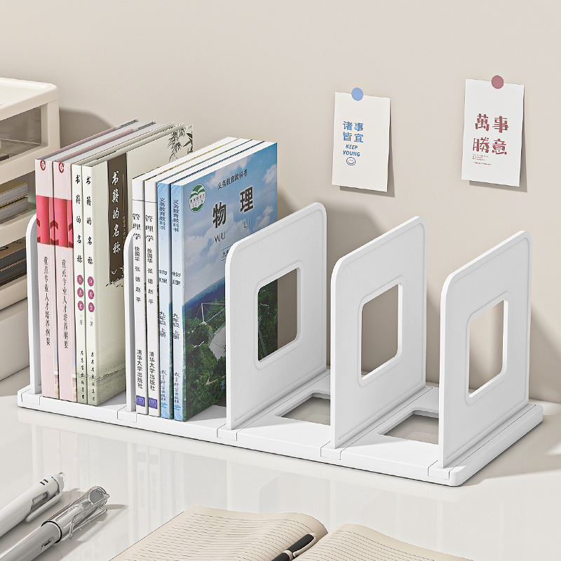 Foldable Book Rack Desktop Bookshelf Partition Baffle Book Desk Storage Rack Desktop Fixed Book Storage
