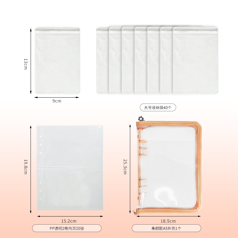 Picture of Anti-oxidation Jewelry Storage Book Earrings Ear Studs Ear Clips Necklace Hand Jewelry Silver Jewelry Sealed Bag Portable Bag Book