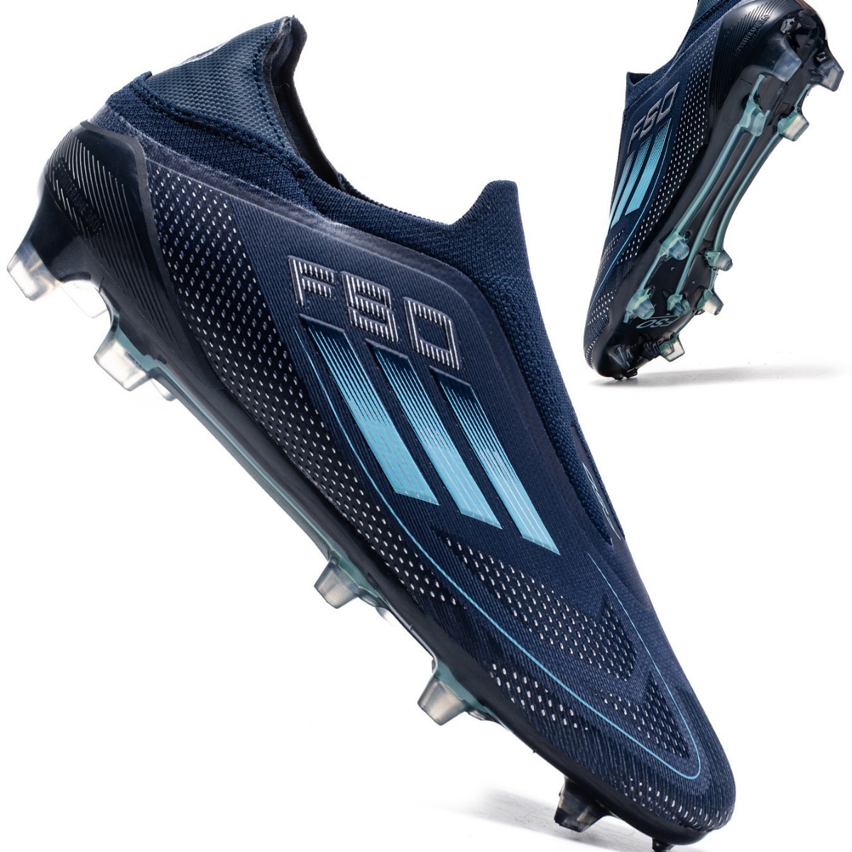 Cross-border foreign trade F50 fly knitted football boots boys teenagers students girls broken nails AG spikes competition training football boots
