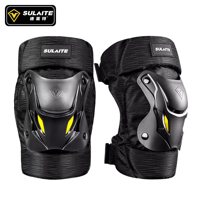 Sulaite Motorcycle Cycling Protective Gear Summer Breathable Knee Pads and Elbow Pads for Men and Women Outdoor Rider Protective Equipment