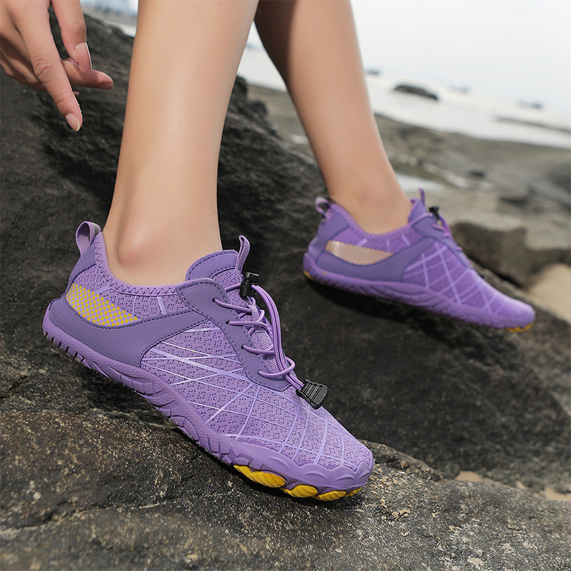 Outdoor Wading Shoes Beach Shoes Tracing Shoes Non-slip Quick-drying Diving Swimming Shoes Soft-soled Fitness Training Shoes Five-finger Shoes