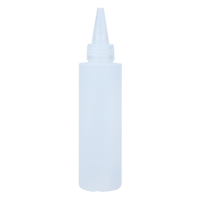 Factory wholesale 500ml painted dye color bottle squeeze dispensing bottle bottled plastic semi-transparent needle bottle