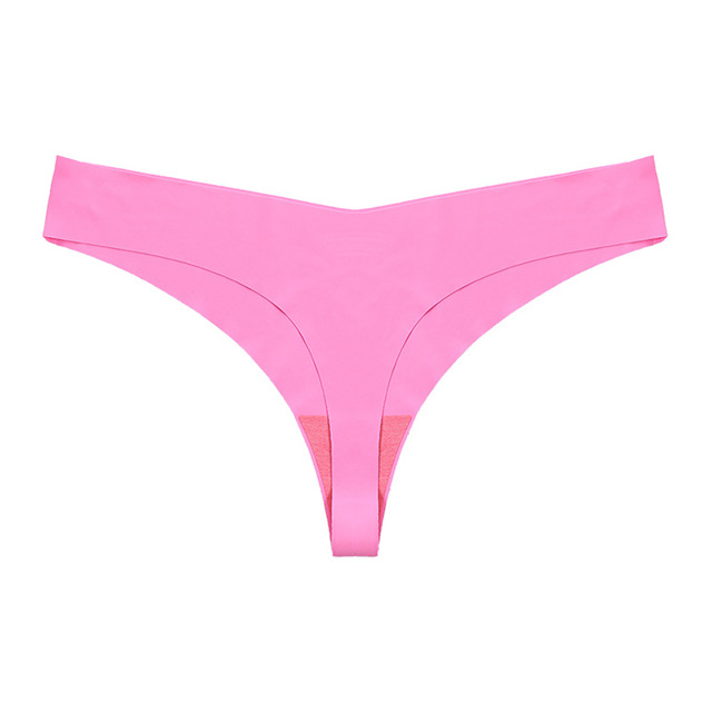 Picture of European and American Cross-border Pregnant Women's plus size Traceless Women's Underwear Class A Ice Silk Breathable Sports Low Waist Naked Briefs for Women