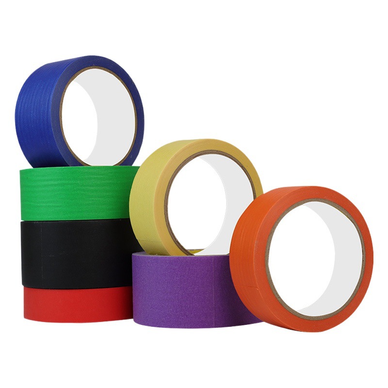 Color masking paper and paper tape decoration spray cover high temperature resistant high viscosity seamless masking tape text tape