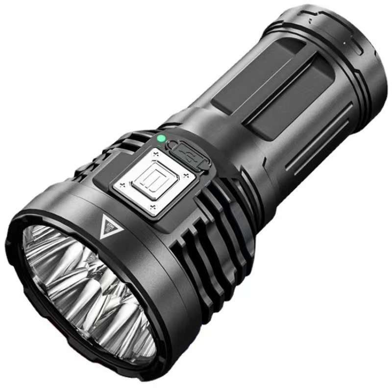 Cross-border multi-functional eight-core led outdoor flashlight USB rechargeable super bright mini long-range flashlight