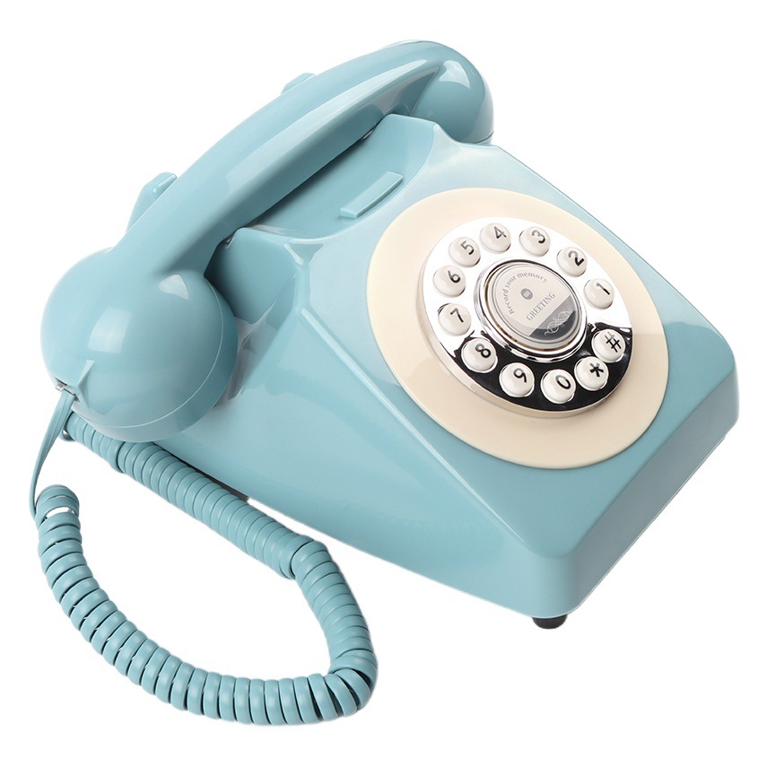 Old vintage recording telephone antique wedding party landline card phone message book home phone wholesale