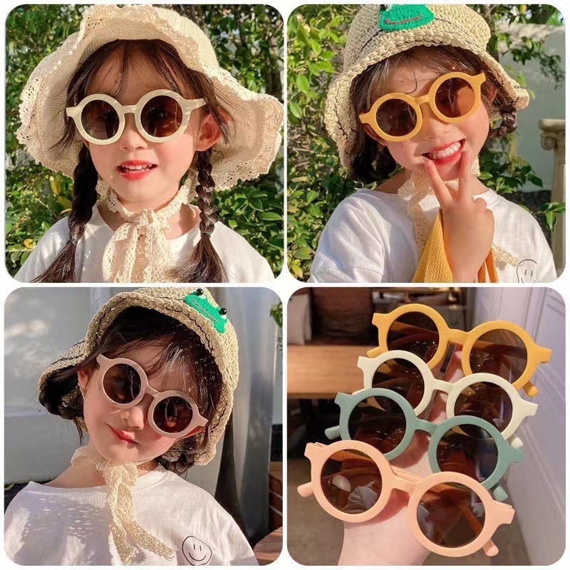 Picture of Children's Sunglasses Children's Sunglasses UV Retro Fashion Baby Photo Show Children's Glasses Wholesale