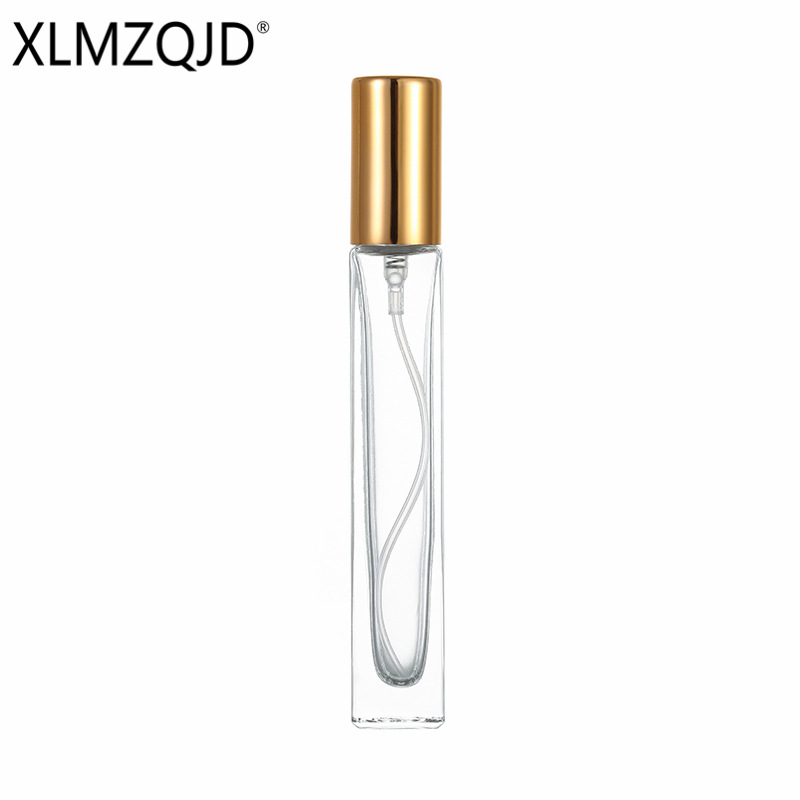 Picture of Spot supply XB86-10ml portable sample square glass bottle/sub bottle/spray bottle/press empty bottle