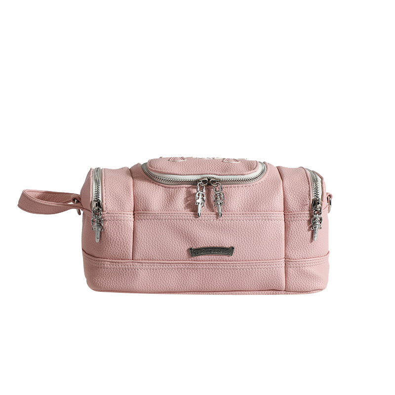 Picture of Good morning Fan Fan 2023 New wash cosmetic bag female Crowe large capacity portable ins storage travel bag