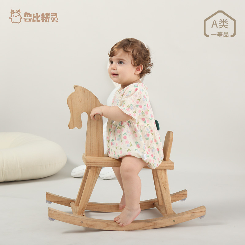 Picture of Baby Floral Romper Summer Thin Style Baby Triangle Romper Crawling Clothes Newborn Clothes One-Piece Pure Cotton Short-Sleeved
