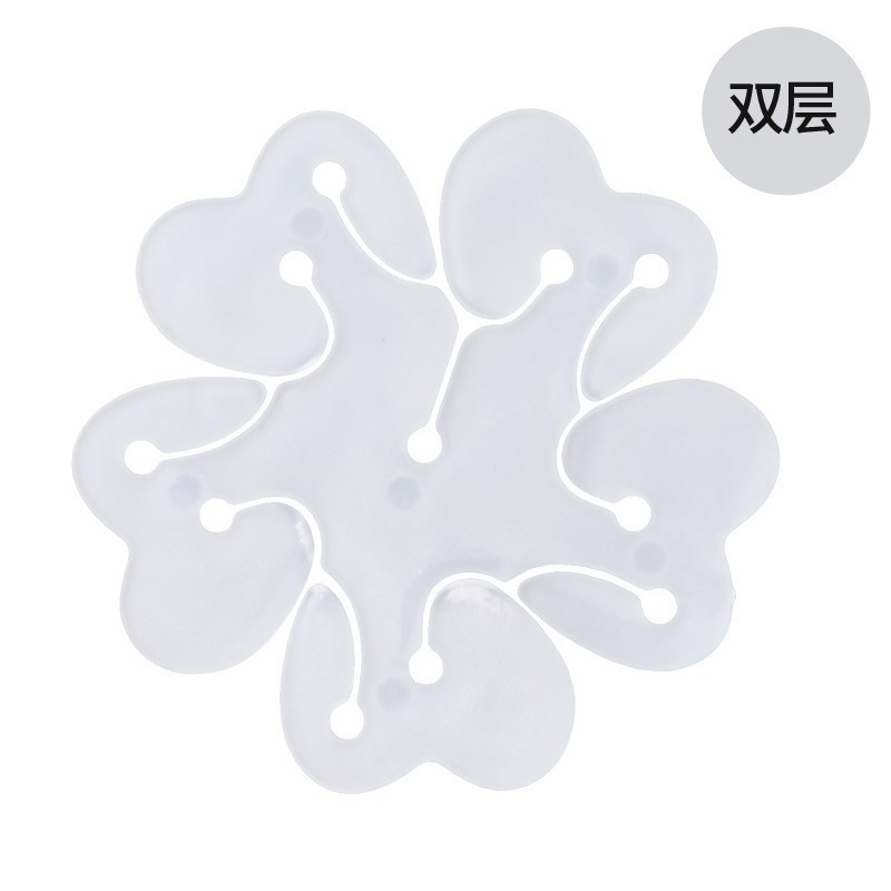 Picture of Balloon Plum Blossom Clip Flat Ring Buckle Wedding Room Layout Party Birthday Goods Decoration Modeling Buckle Card Clip Balloon Matching