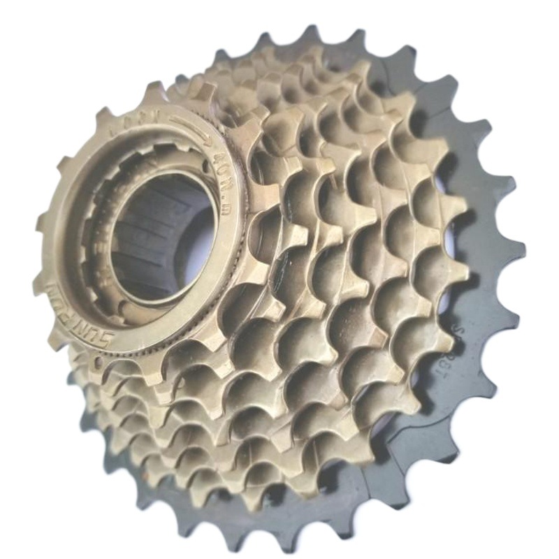 Spot mountain bike flywheel bicycle 7-piece 8-stage 24-speed sprocket variable speed flywheel Tower wheel positioning flywheel single accessory