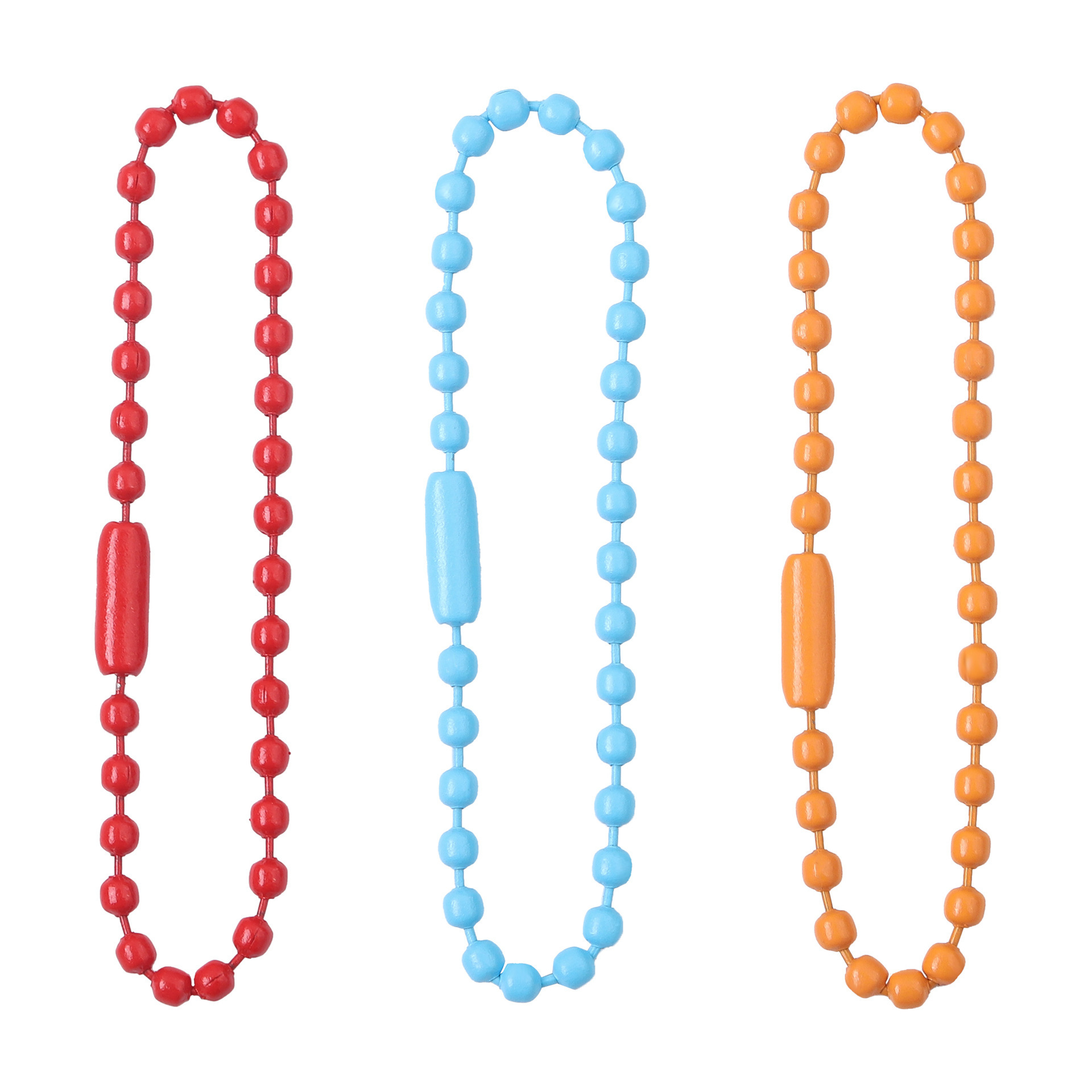 10 color metal paint chain bead chain handmade DIY accessories key chain pendant buckle AliExpress