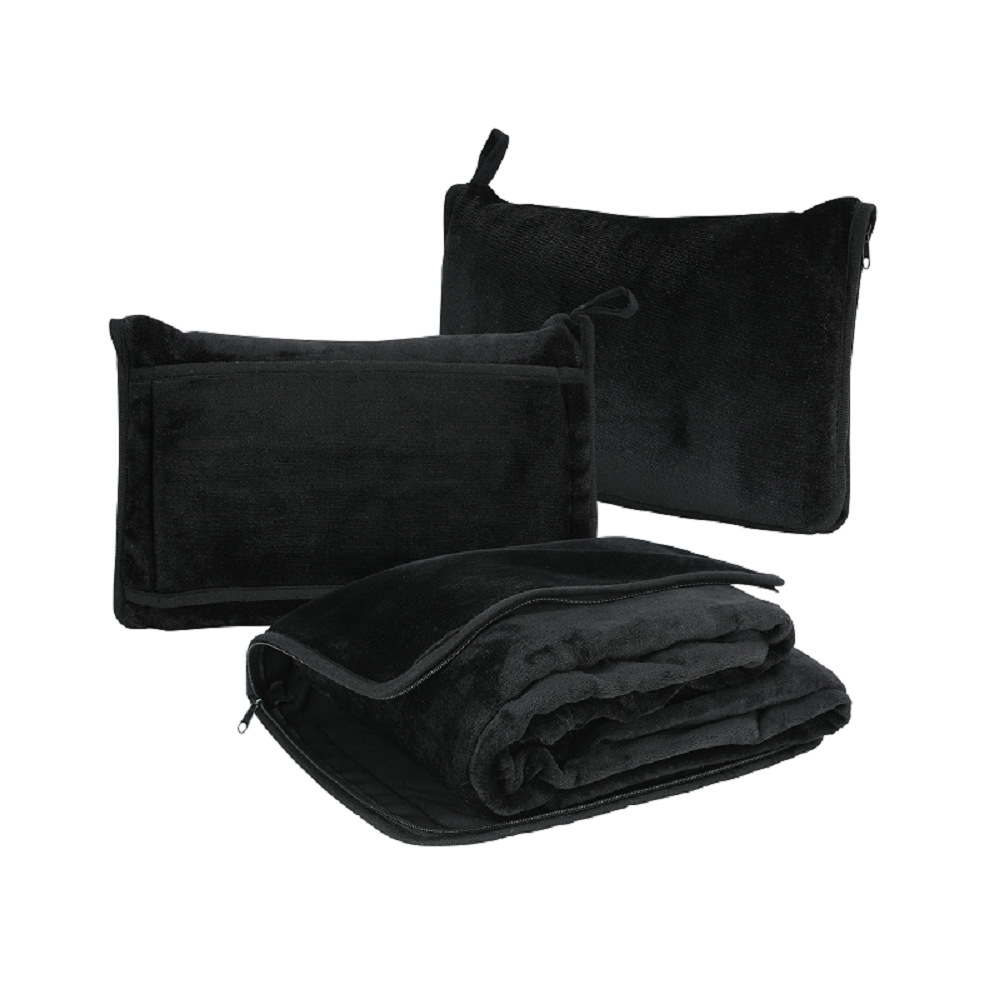 Amazon Portable Detachable Travel Airplane Blanket Office Lunch Break Air Conditioning Blanket Storage