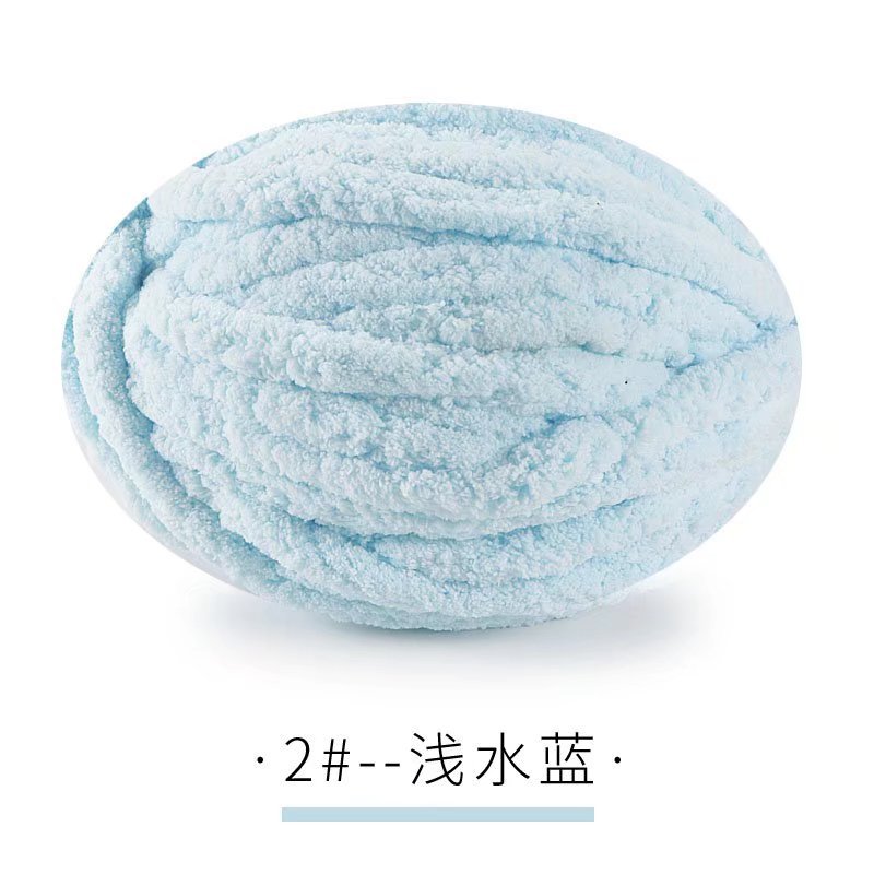 Picture of Thick ice strip wool cat tail thread sausage yarn ice island wool hook bag cushion soft finger knitted blanket cat nest thread