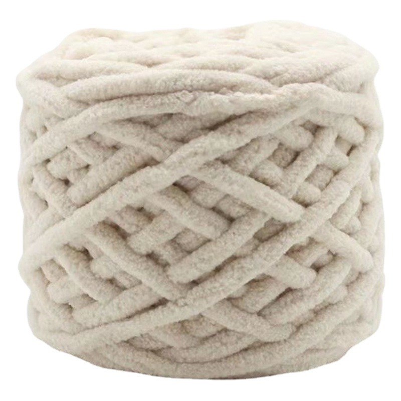 Wholesale Huangshang Single Strand Ice Line Thick Wool Hand Knitted Bag DIY Scarf Wool Ball Slippers Line Section Dyeing