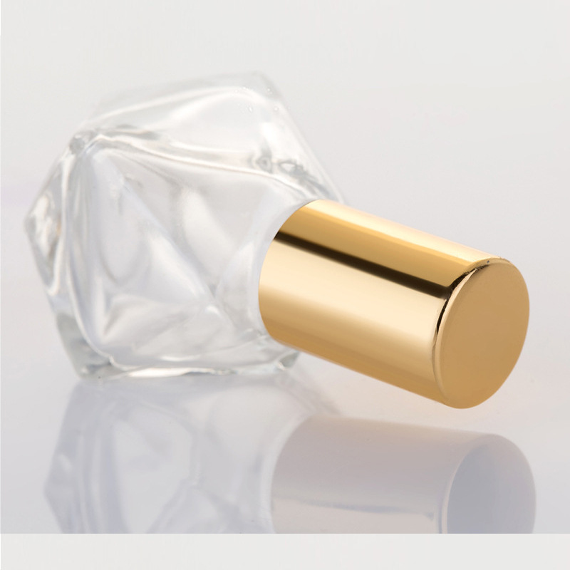 Picture of in stock 8ml Diamond Glass Roller Bead Bottle Perfume Walking Bead Oil Bottle Cosmetic Perfume Bottled