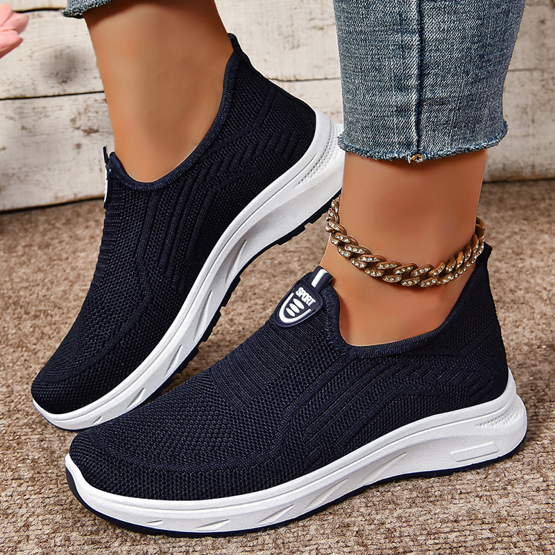 Shoes for Women Summer New Breathable Women's Shoes Cross-Border Large Size Temu Casual Shoes Soft Sole Lightweight Slip-On Shoes