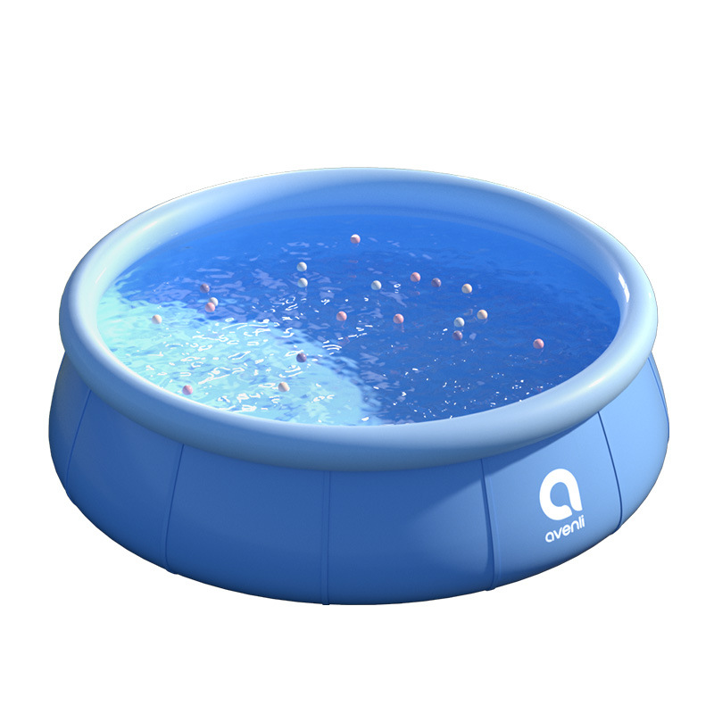 Picture of Circle Qi Swimming Pool Quick Filled Clip Net Strong Compression Resistance Swimming Pool Family Indoor and Outdoor Playful Large Swimming Pool Wholesale