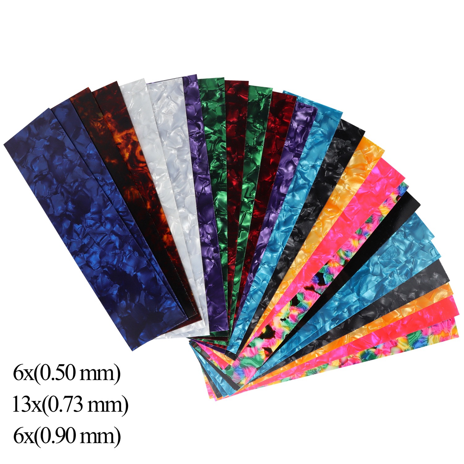 Picture of Guitar pick cutter guitar pick making kit hole punch +25 pieces pick strip + pick clip