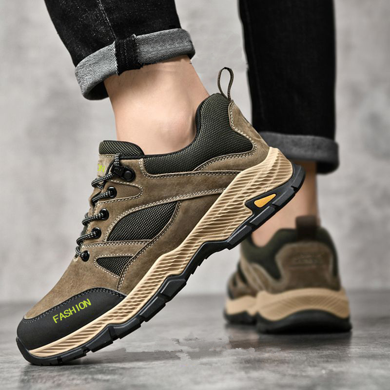 39-47 Large Size Cross-Border Shoes2025 Spring New Sports Men's Shoes Hiking Retro Shoes Daily Casual Shoes