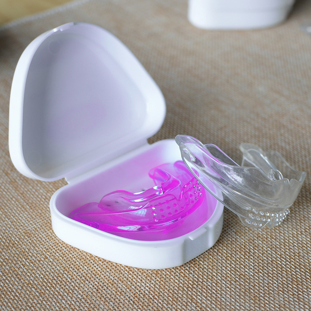 Cross-border 4D adult braces boxing sports mouthguard protective mouth box